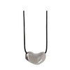 AC Silver Bean Cord Necklace