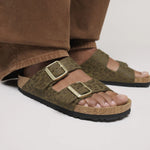 Birk Arizona Synthetic Leopard-khaki