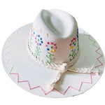 Chisme Floral Embroidered Hat