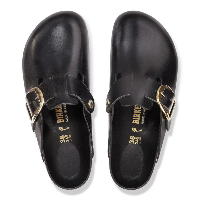 Birk Boston Big Buckle Leather-black