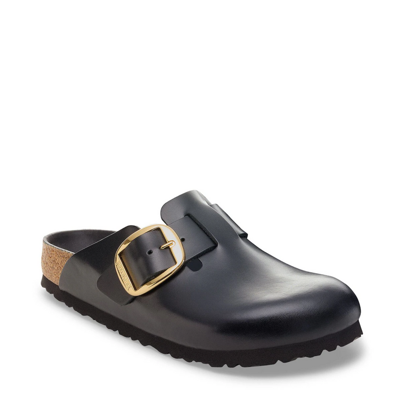 Birk Boston Big Buckle Leather-black