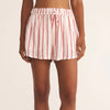 Z Supply Perfect Linen Short-cabana red