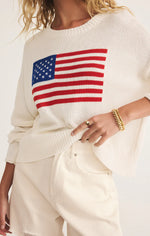 Z Supply Sienna Patriot Sweater-sea salt