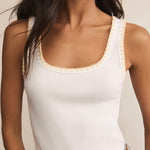 Z Supply Jaidynn Rib Tank-white