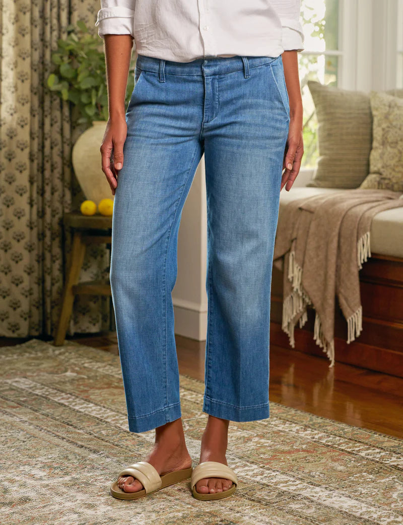 F&E Westport Wide Leg Chino- 1968 wash