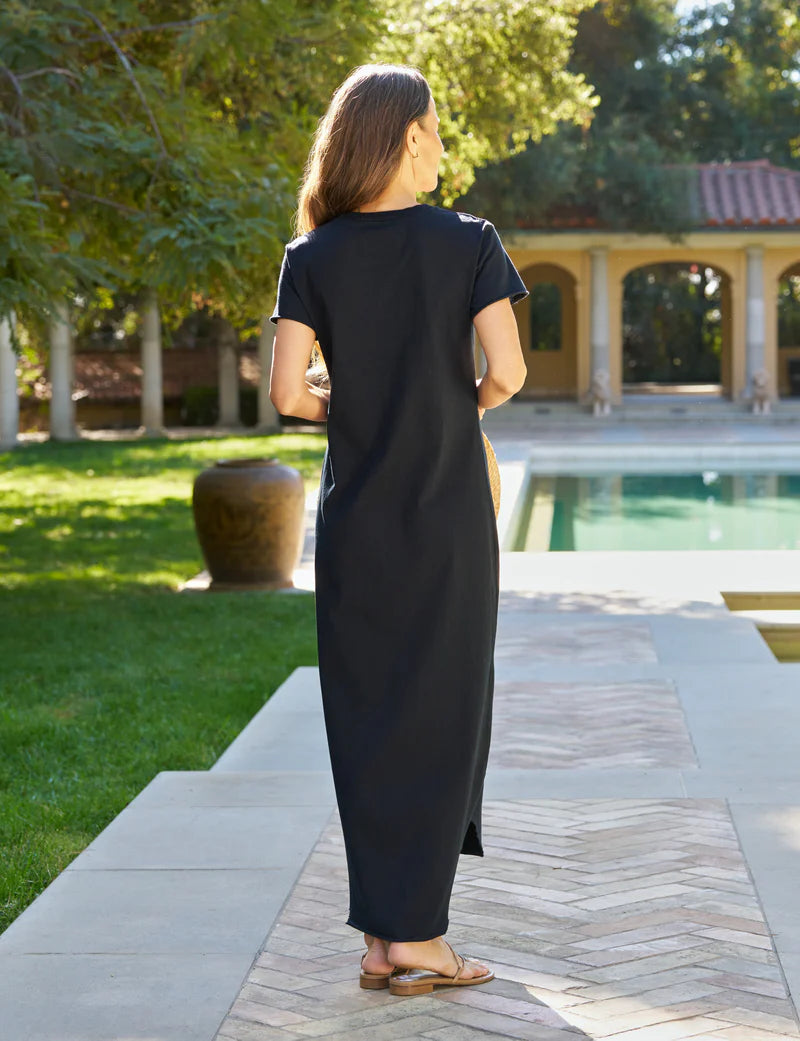 F&E Harper Maxi Dress- navy