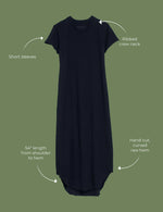 F&E Harper Maxi Dress- navy