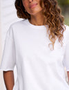 F&E Perry Crewneck Tee- white
