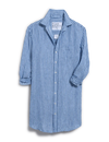 F&E Mary Classic Shirtdress- blue/navy stripe