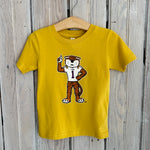 JT x LSU #1 Mike Toddler Tee-mustard