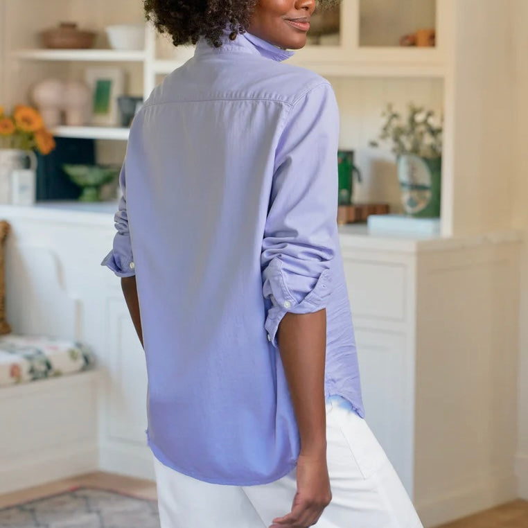 F&E Eileen Button Up- lavender denim – jeantherapy
