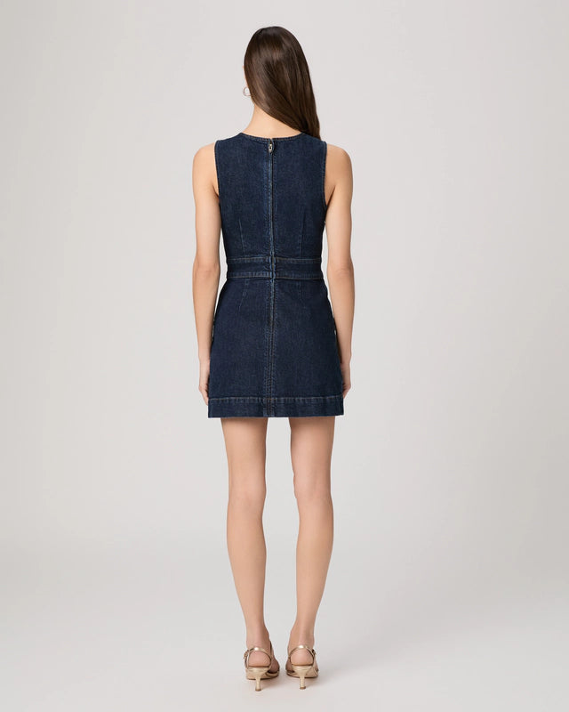 PAIGE Sylvia Mini Dress in Navy - Size 2