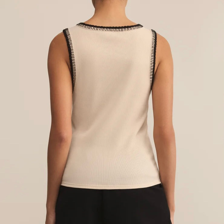 Z Supply Social Tank- crystal