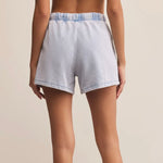 Z Supply Hunter Knit Denim Short- wai