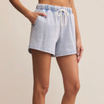 Z Supply Hunter Knit Denim Short- wai