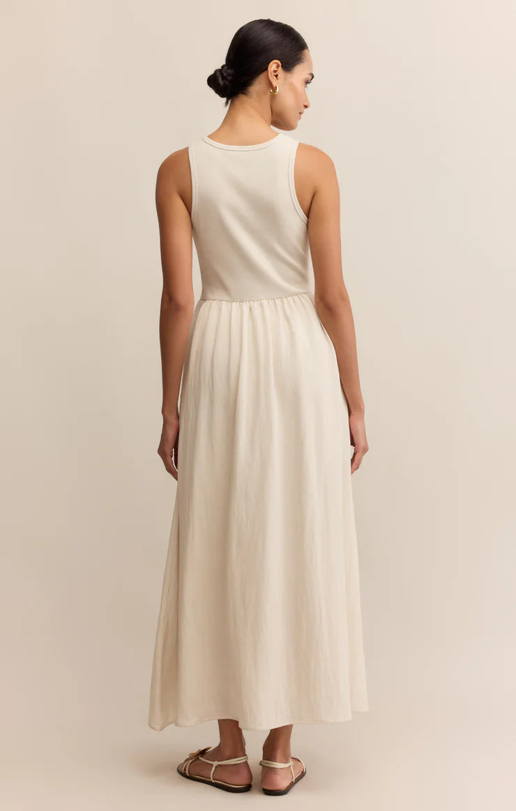 Z Supply Charlotte Midi Dress- crystal