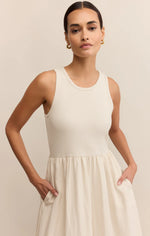 Z Supply Charlotte Midi Dress- crystal