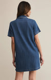 Z Supply Kellie Denim Mini Dress- indigo