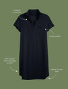 F&E Lauren Polo Dress- navy