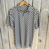 NM Louisiana Football Icon Polo-white