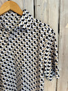 NM Louisiana Football Icon Polo-white