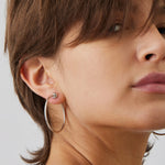 Jenny Bird Icon Hoops- silver small
