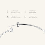 Jenny Bird Icon Hoops- silver small