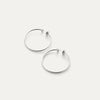 Jenny Bird Icon Hoops- silver small