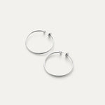 Jenny Bird Icon Hoops- silver small