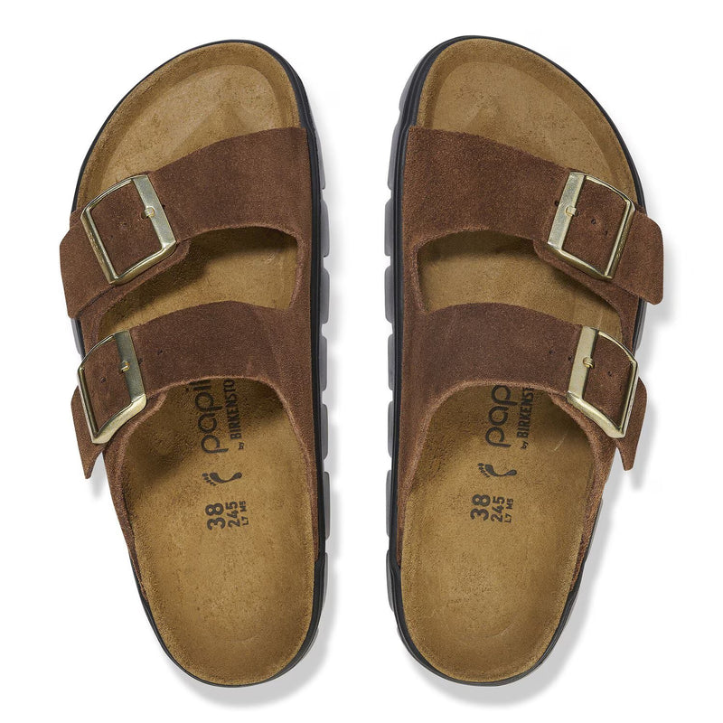 Birk Arizona Chunky Suede- dark tea