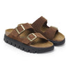 Birk Arizona Chunky Suede- dark tea