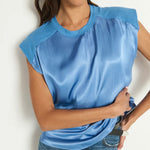 Nation Enya Top- harbor blue