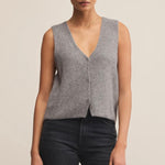 Z Supply Bryce Sweater Vest- grey