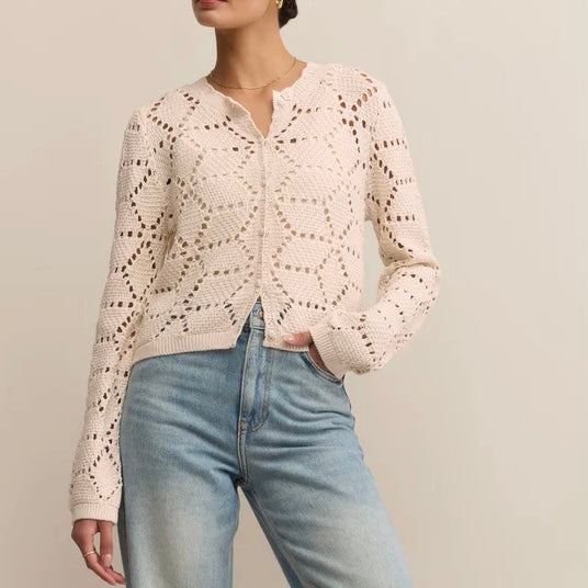 Z Supply Rosalyn Cardigan- crystal