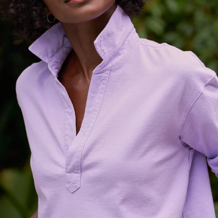 F&E Patrick Popover Henley-violet