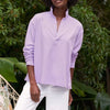F&E Patrick Popover Henley-violet