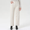 AGoldE Ren High Rise Wide Leg-brown rice