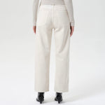AGoldE Ren High Rise Wide Leg-brown rice