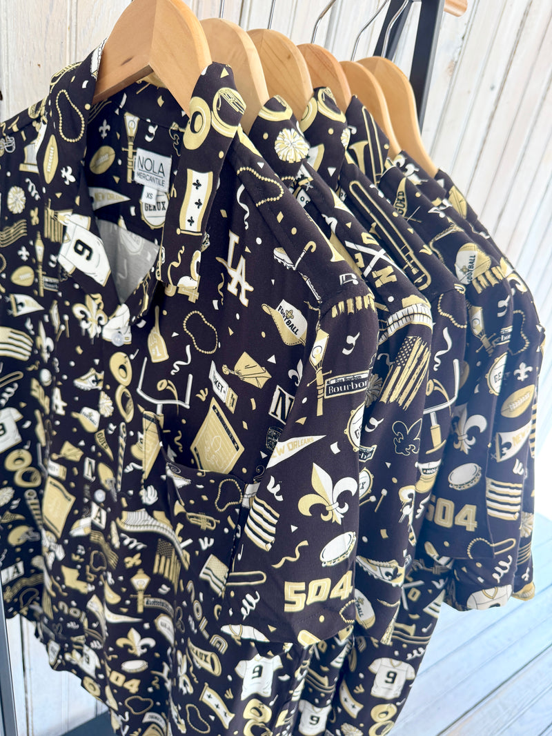 NM Saints Hawaiian Shirt
