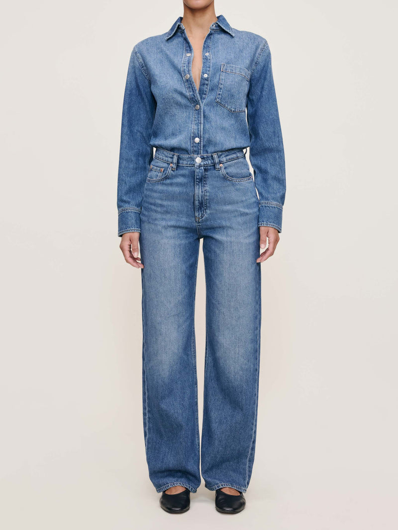 DL1961 Karmine Wide Leg 31"-lapis
