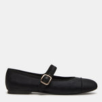 Steve Madden Dory Ballet-black satin