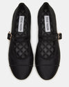 Steve Madden Dory Ballet-black satin