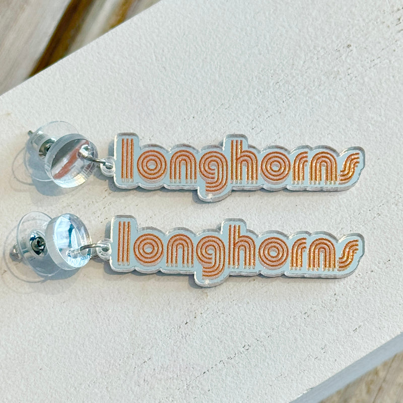 Mono Longhorns Earring