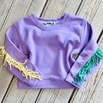 Nolaverse Kids Mardi Multi Fringe Sweatshirt