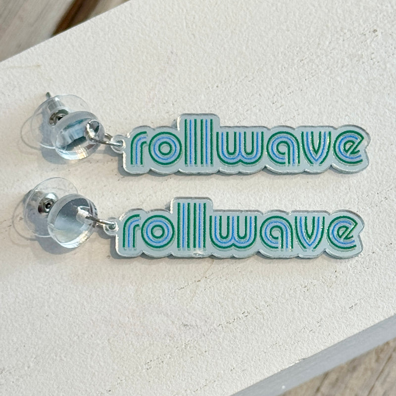 Mono Roll Wave Earring