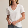 Z Supply Weekdays V-Neck Tee-white