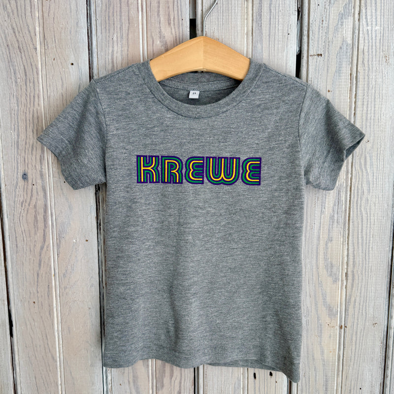 Mono Krewe Kids Tee-heather grey