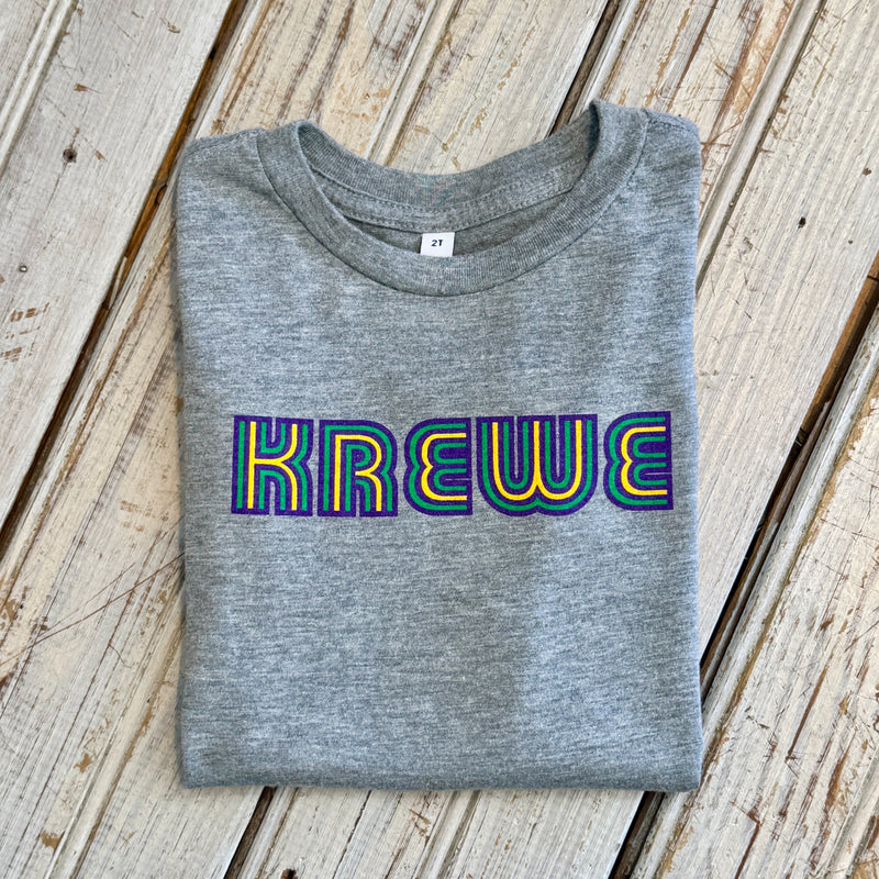 Mono Krewe Kids Tee-heather grey