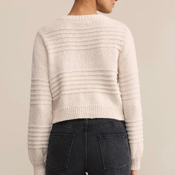 Z Supply Between The Lines Cardi- crystal