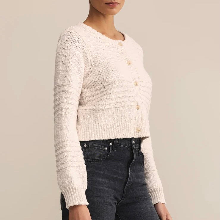 Z Supply Between The Lines Cardi- crystal